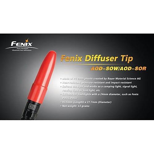 Fenix AOD-SOW/SOR Diffuser Tip
