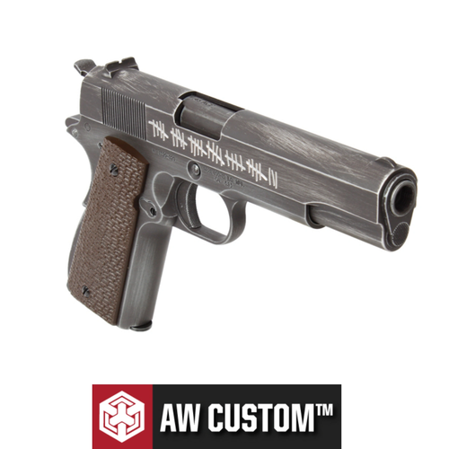 AW Custom Full Metal ''Molon Labe'' 1911A1 - Brown Grip Airsoft Tabanca (6mm)