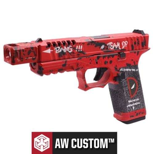 AW Custom Glock 17 Deadpool Edition Airsoft Tabanca (6mm)