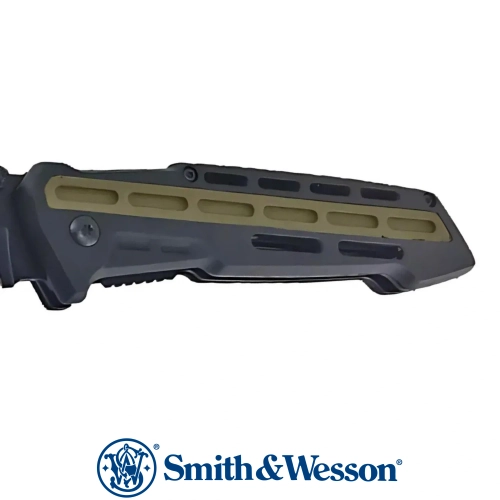 Smith Wesson M&P AR Overmold LinerLock Siyah Haki Taktik �ak�