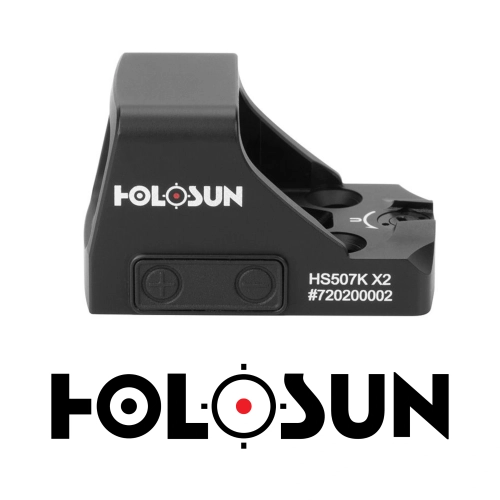 Holosun HS507K X2 Classic Multi-Reticle Red Dot (2 MOA & 32 MOA Circle)