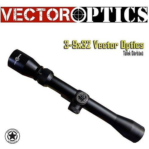 3-9x32 Vector Optics Tüfek Dürbünü