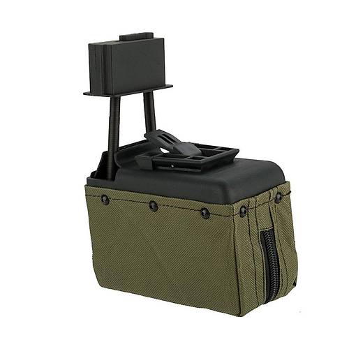 A&K Airsoft M249 Tipi AEG'ler i�in 1500 BB Box �arj�r - Ye�il Renk