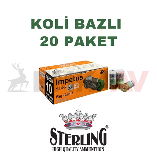 Sterling 12 Cal 32 GR Impetus Tek Kur�un Koli Bazl� Av Fi�ekleri