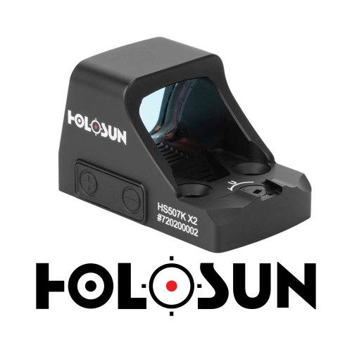 Holosun HS507COMP CRS Multi-Reticle Red Dot (2 MOA Dot & 8/20/32 MOA Circle Reticle)