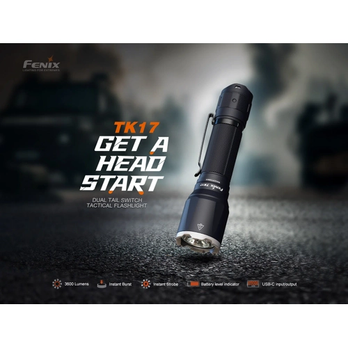 Fenix TK17 Tactical 3600 L�men El Feneri (�arjl� Pil Dahil)