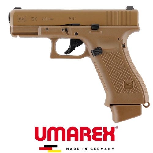 Umarex Glock 19X Desert Deluxe Blowback CO2 Airsoft Tabanca