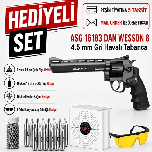 ASG 16183 Dan Wesson 8 4.5mm Gri Haval� Tabanca