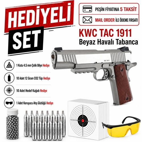 Kwc Tac 1911 Beyaz Haval� Tabanca