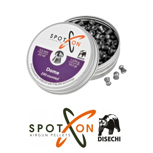 Spoton Dome 5.5 mm 16.5 Gr Haval Tfek Sama / 200 Adet