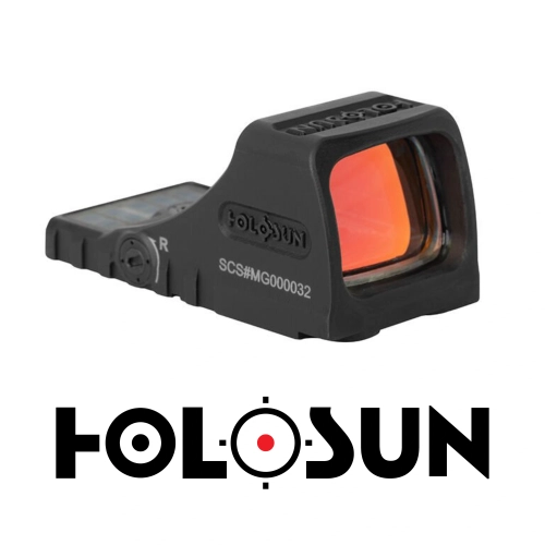 Holosun SCS MOS Solar �arjl� Multi-Reticle Green Dot (2 MOA & 32 MOA Circle)