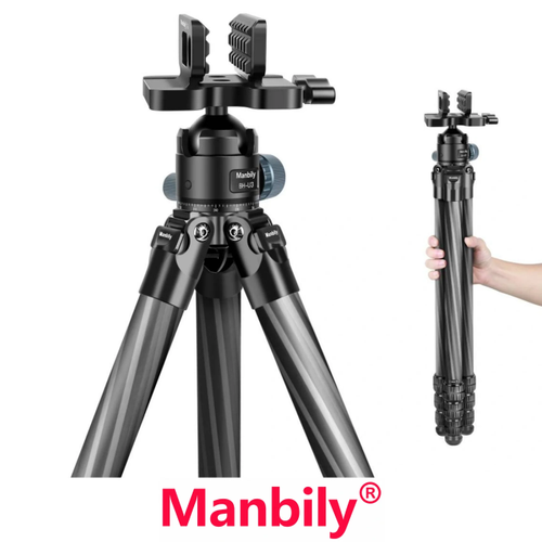 Manbily WZ-324PA Karbon Fiber Av Tripodu + BH-U3 At�� Ba�l���