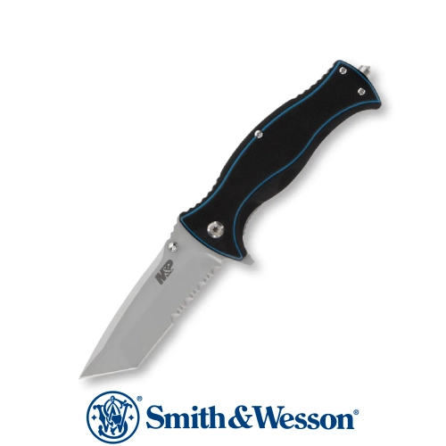 Smith Wesson M&P OFFICER Folding Knife Plain Edge G10 Tanto B��ak