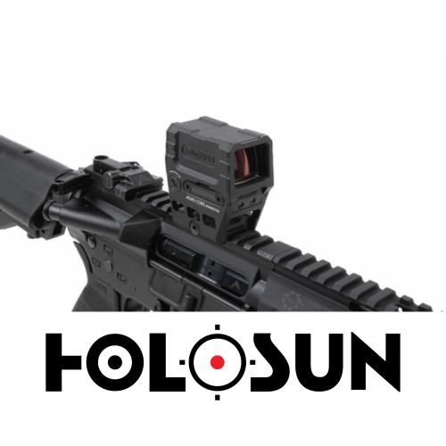 Holosun AEMS Enclosed Solar Multi-Reticle Red Dot (2 MOA & 65 MOA Circle)