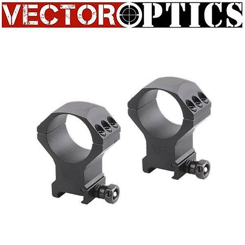 Vector Optics 34mm X-Accu High Profile Picatinny Drbn Montaj Halkas