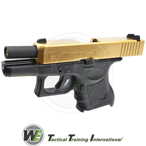 We Glock 27 Gen3 Titanium Gold Airsoft Tabanca (6mm)