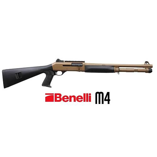 Benelli M4 Cerakote Bronz Pistol Grip Yar Otomatik Av Tfei