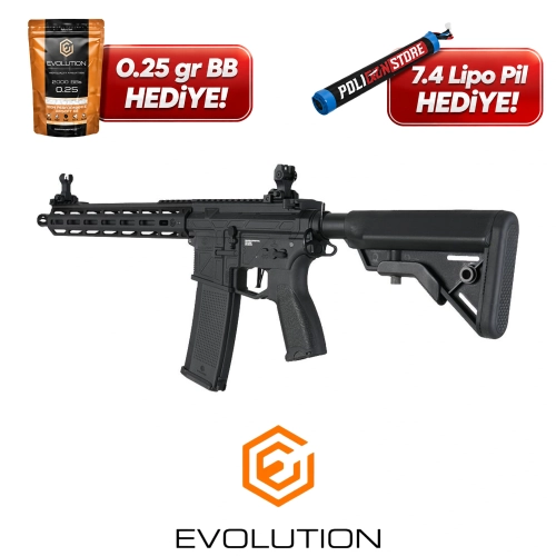 Evolution Ghost L EMR Carbontech ETS Airsoft T�fe�i + 7.4v LiPo Pil