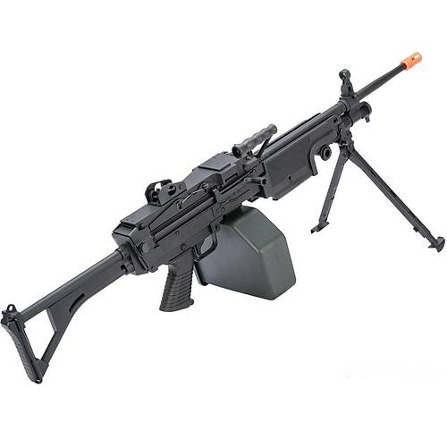 A&K FN Licensed ''Middleweight'' M249 Airsoft Machine Gun (MK I /Black)