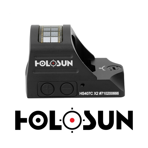 Holosun HS407C X2 Classic Solar Open Refleks Red Dot (2 MOA)
