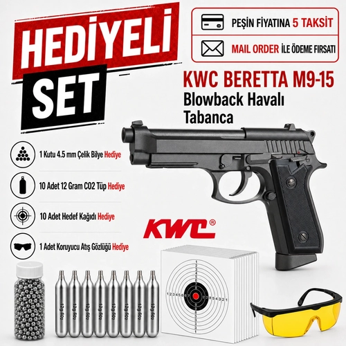 Kwc Beretta M9-15 Blowback Haval� Tabanca