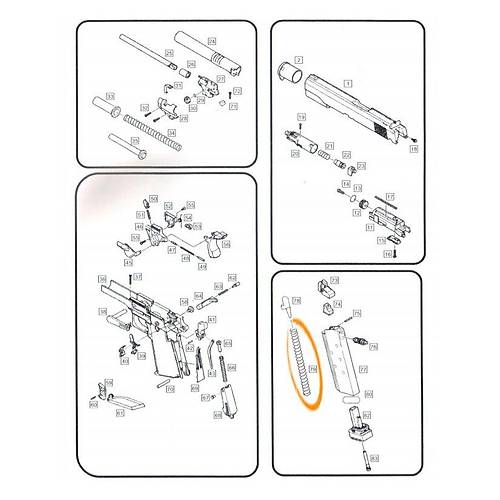 WE 1911 GBB Magazine Spring / �arj�r Yay� Par�a #79