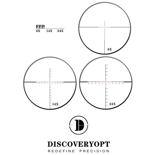 Discovery HT GEN 2 6-24x44 SFIR FFP-MOA T�fek D�rb�n�