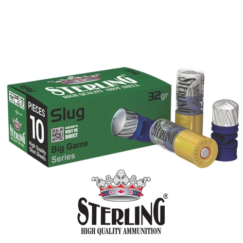Sterling 12 Cal 32 GR Palla Tek Kur�un Av Fi�ekleri 1 Kutu 10 Adet