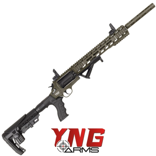 YNG Arms OD Green Taktikal 36 Kalibre Revolver Toplu T�fek