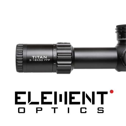 Element Optics Titan 3-18x50 FFP APR-2D Tfek Drbn (MRAD)