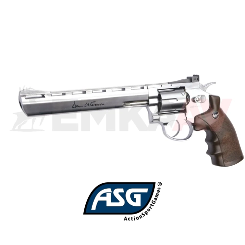 Asg Dan Wesson 8 Silver Ah�ap Toplu Haval� Tabanca  17533