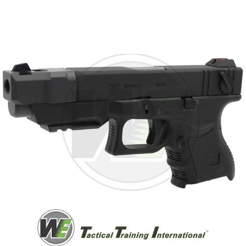 We Glock 26C Siyah Airsoft Tabanca (6mm)