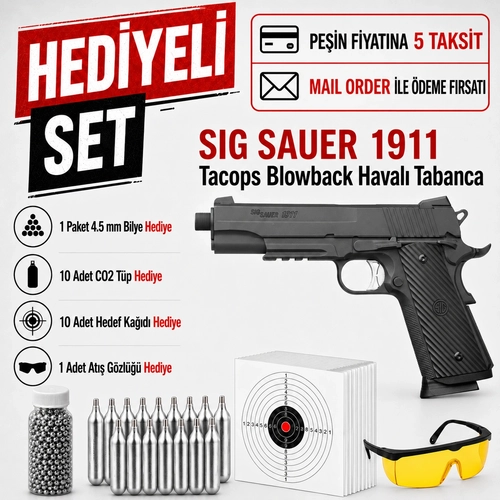 Sig Sauer 1911 Tacops Blowback Haval� Tabanca
