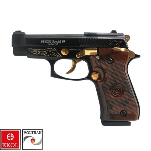 EKOL Special 99 Siyah Altn leme Ses Tabancas