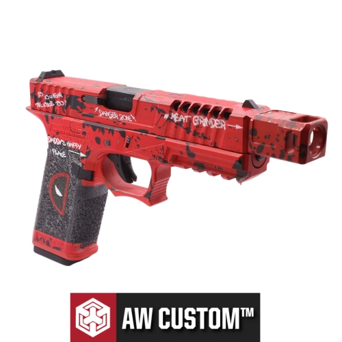 AW Custom Glock 17 Deadpool Edition Airsoft Tabanca (6mm)