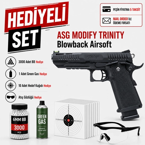 Asg Modify Trinity Blowback Airsoft Tabanca 20028