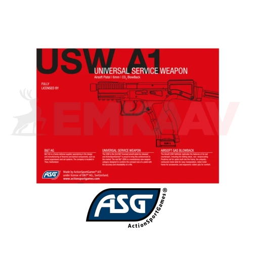 Asg B&T USW A1 Blowback Airsoft Tabanca 19125