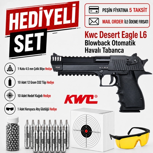 Kwc Desert Eagle L6 Blowback Otomatik Haval� Tabanca