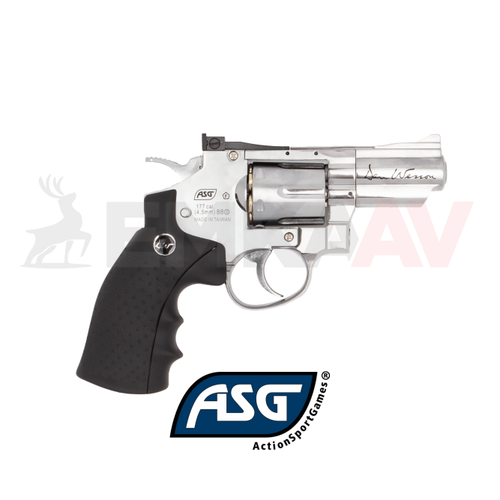 ASG Dan Wesson 2.5 n Parlak Krom Revolver Toplu Haval Tabanca 17177