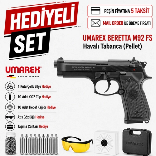 Umarex Beretta M92 FS Haval� Tabanca (Pellet)