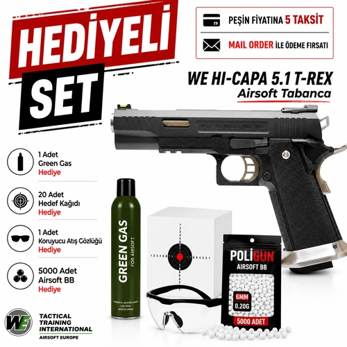 We Hi-Capa 5.1 T-Rex Airsoft Tabanca (6mm)