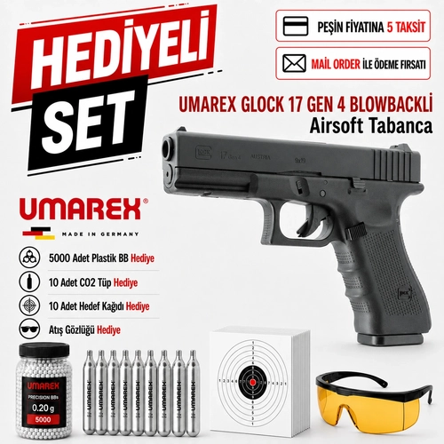 Umarex Glock 17 Gen 4 Blowbackli Airsoft Tabanca
