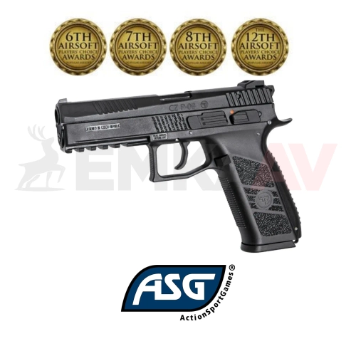 Asg CZ75 P09 Duty Blowback Green Gas Airsoft Tabanca 18116