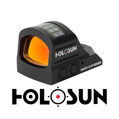 Holosun HS407C X2 Classic Solar Open Refleks Red Dot (2 MOA)