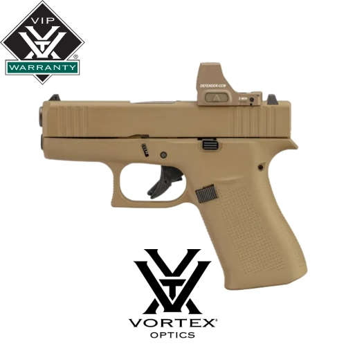 Vortex Defender-CCW Tan Micro Tabanca Red Dot (3MOA)