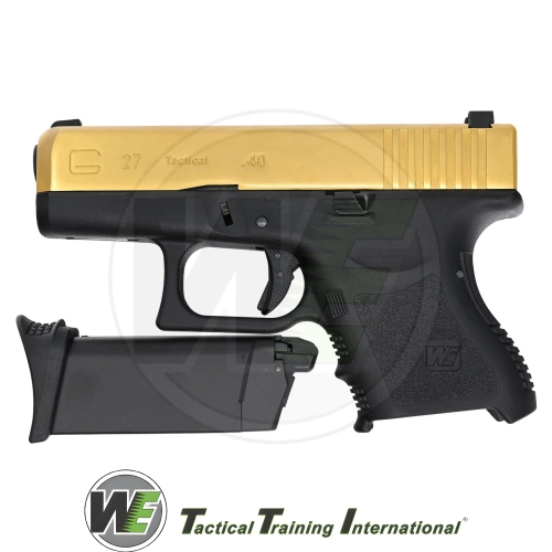 We Glock 27 Gen3 Titanium Gold Airsoft Tabanca (6mm)