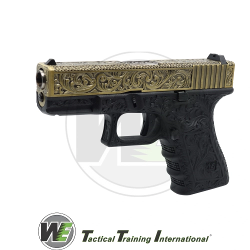 We Glock 19 Ivory Grav�rl� Airsoft Tabanca (6mm)