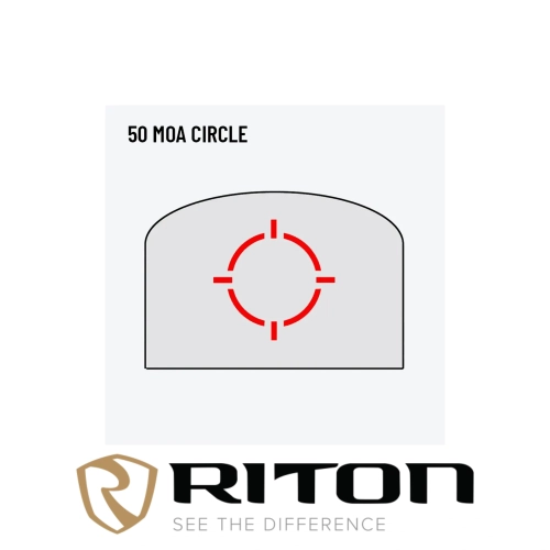 Riton 3 Tactix PRD 3 Tabanca Red Dot (2 MOA)