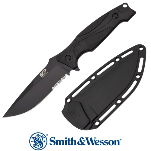 Smith Wesson M&P M2.0 Shield Clip Point Black Oxide Fixed Blade Taktik B��ak