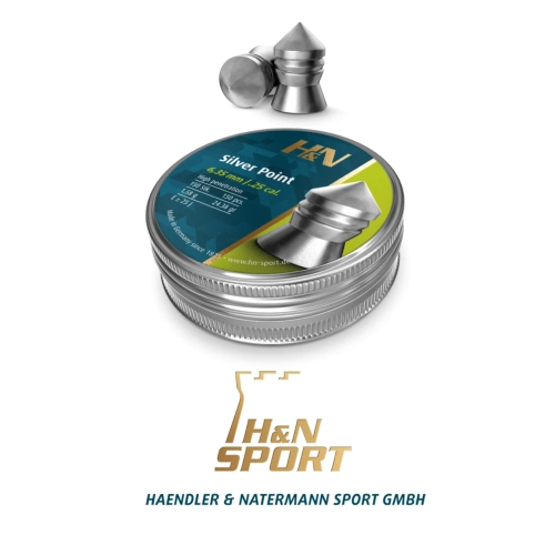H&N Silver Point 24.38 Grain 6.35 mm Sa�ma / 150 Adet